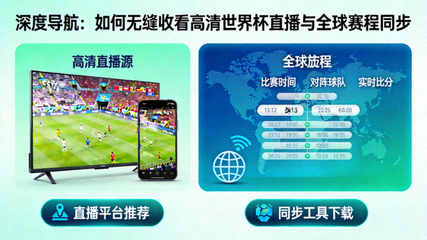 深度导航：如何无缝收看高清世界杯直播与全球赛程同步