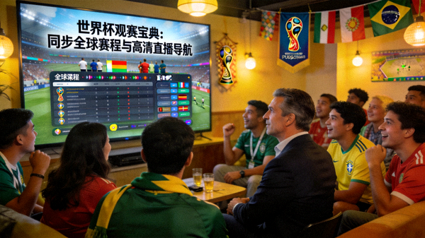 世界杯观赛宝典：同步全球赛程与高清直播导航，球迷与教练共同观看大屏幕的现场感